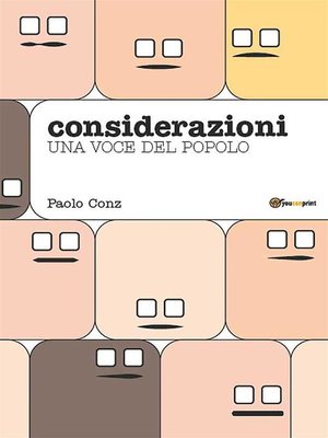 cover image of Considerazioni--Una voce del popolo